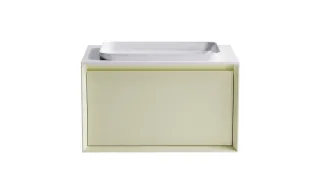 Тумба с раковиной Astra-Form Фрейм 4631177713774 70 см бежевый матовый